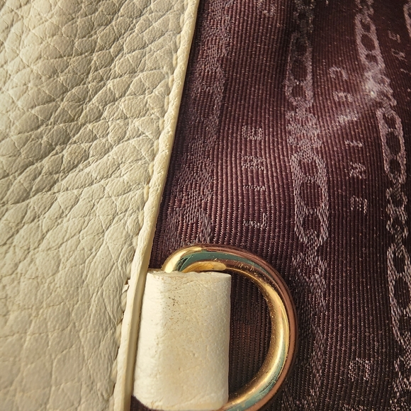 CELINE handbags Boogie Bag white leather gold hardware Authentic GUC - Picture 14 of 14